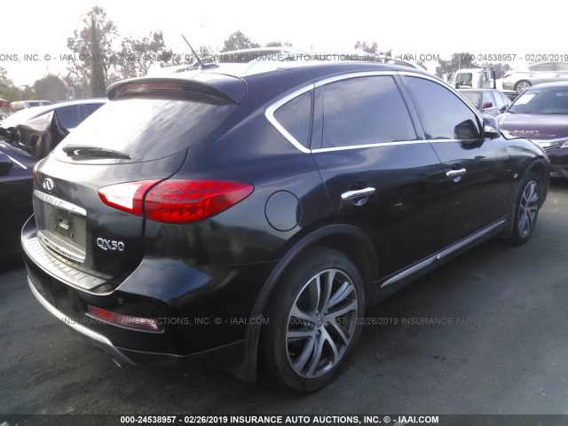 JN1BJ0RP3HM387026 - 2017 INFINITI QX50 BLACK photo 4