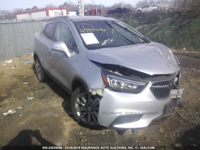 KL4CJASB0HB025375 - 2017 BUICK ENCORE PREFERRED SILVER photo 1