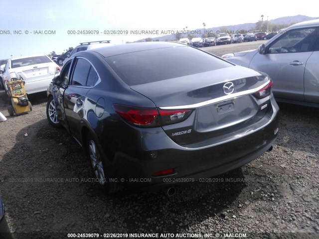 JM1GJ1U58G1477769 - 2016 MAZDA 6 SPORT GRAY photo 3