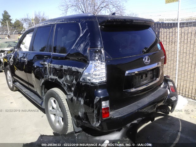 JTJBM7FX3B5028985 - 2011 LEXUS GX BLACK photo 3