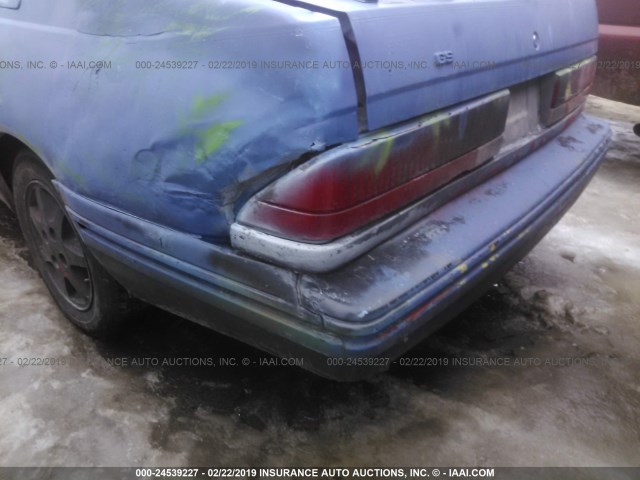 1MEPM31X9PK636140 - 1993 MERCURY TOPAZ GS BLUE photo 6