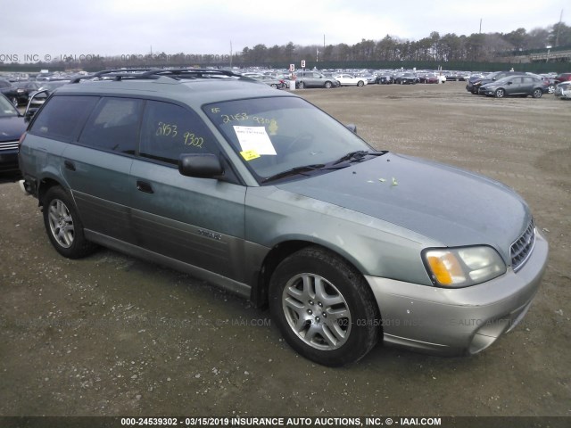 4S3BH675247619900 - 2004 SUBARU LEGACY OUTBACK AWP 绿色 照片 1