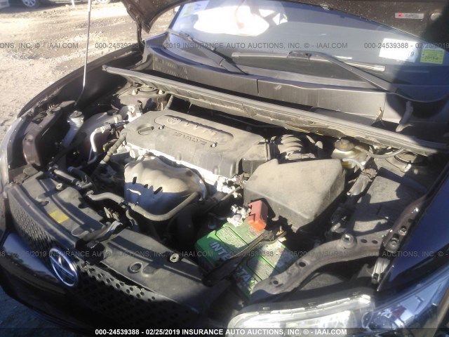 JTLKE50E181054792 - 2008 TOYOTA SCION XB PURPLE photo 10