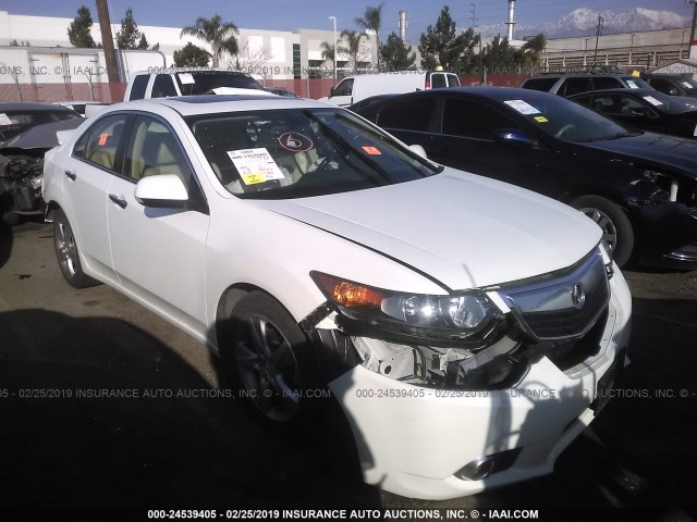 JH4CU2F64EC001049 - 2014 ACURA TSX TECH WHITE photo 1