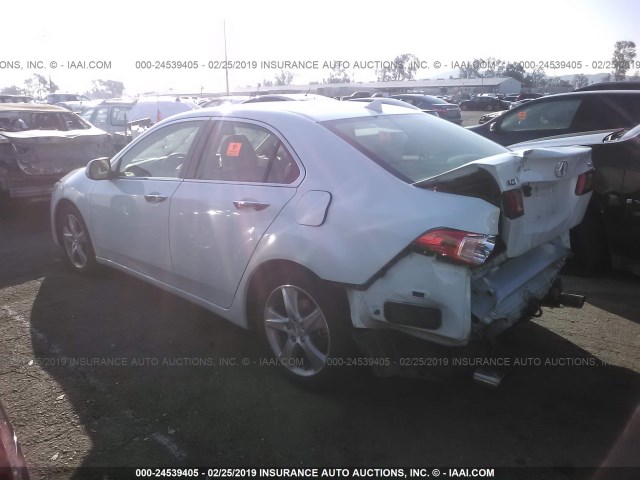 JH4CU2F64EC001049 - 2014 ACURA TSX TECH WHITE photo 3