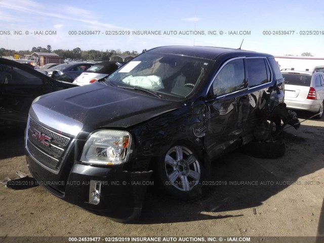 2GKALMEK5E6137208 - 2014 GMC TERRAIN SLE BLACK photo 2