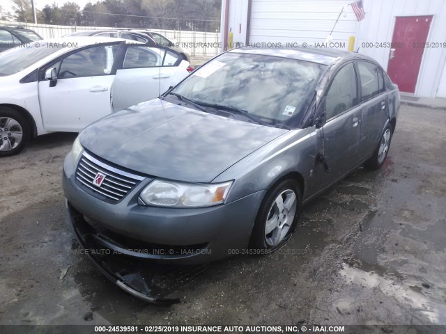 1G8AL55F36Z165710 - 2006 SATURN ION LEVEL 3 GRAY photo 2