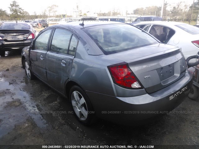 1G8AL55F36Z165710 - 2006 SATURN ION LEVEL 3 GRAY photo 3