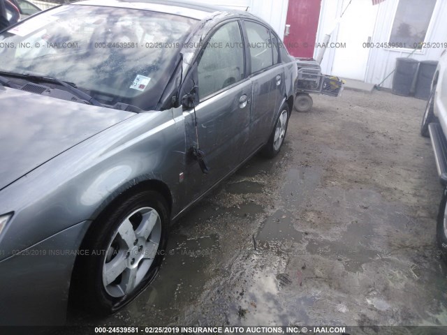 1G8AL55F36Z165710 - 2006 SATURN ION LEVEL 3 GRAY photo 6