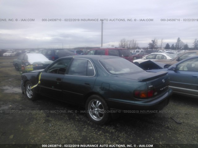 JT2BF12K5T0185834 - 1996 TOYOTA CAMRY LE/XLE/SE GREEN photo 3