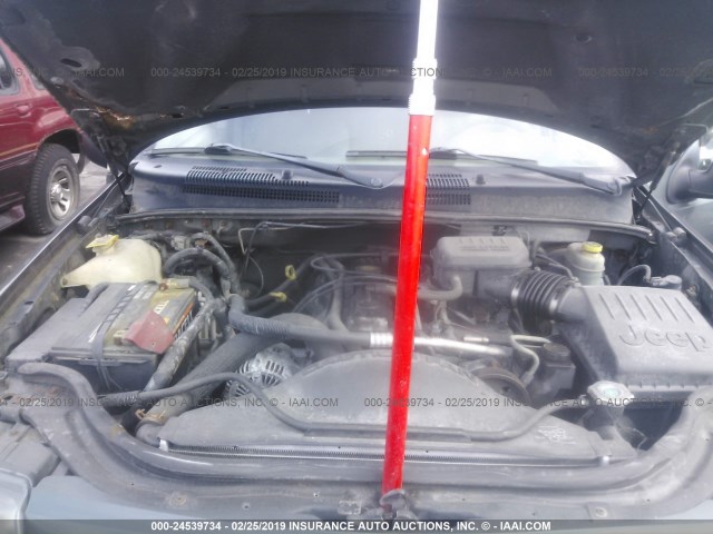 1J4GW48S04C175289 - 2004 JEEP GRAND CHEROKEE LAREDO/COLUMBIA/FREEDOM 绿色 照片 10