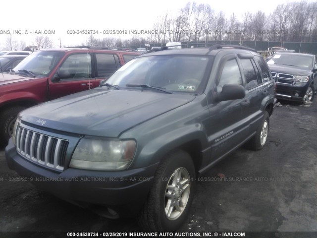 1J4GW48S04C175289 - 2004 JEEP GRAND CHEROKEE LAREDO/COLUMBIA/FREEDOM 绿色 照片 2