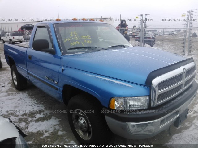 3B7KC26Z21M557430 - 2001 DODGE RAM 2500 BLUE photo 1