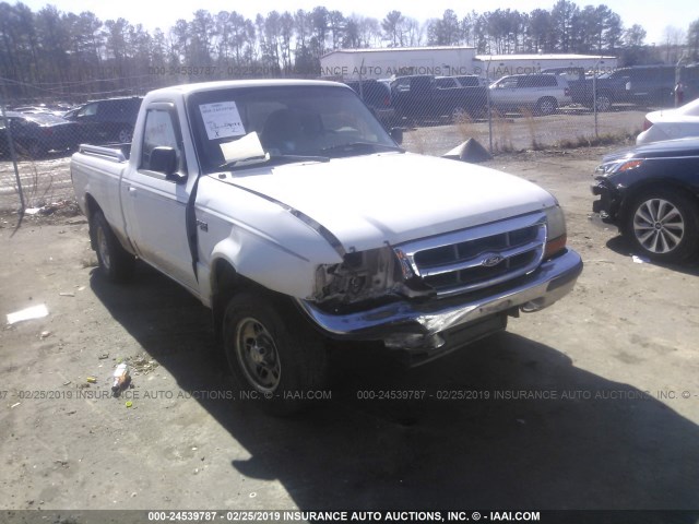 1FTYR10C9WUB32894 - 1998 FORD RANGER WHITE photo 1