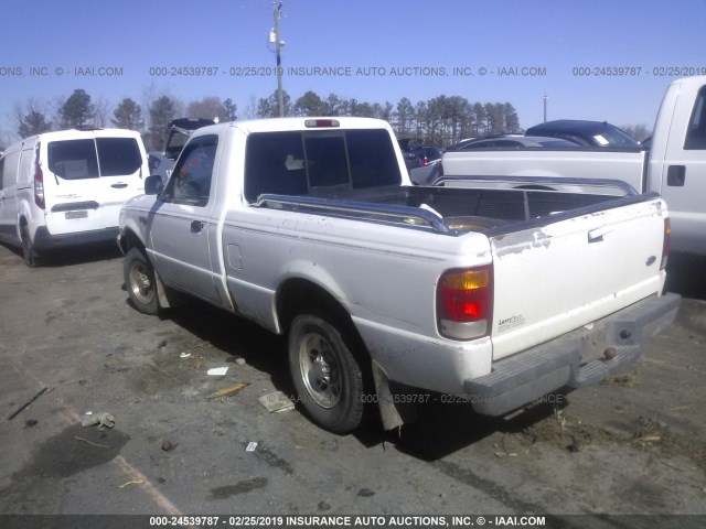 1FTYR10C9WUB32894 - 1998 FORD RANGER WHITE photo 3