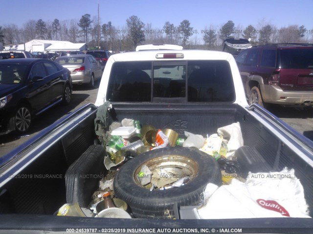 1FTYR10C9WUB32894 - 1998 FORD RANGER WHITE photo 8