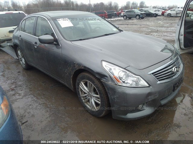 JN1CV6AR3DM757703 - 2013 INFINITI G37 GRAY photo 1