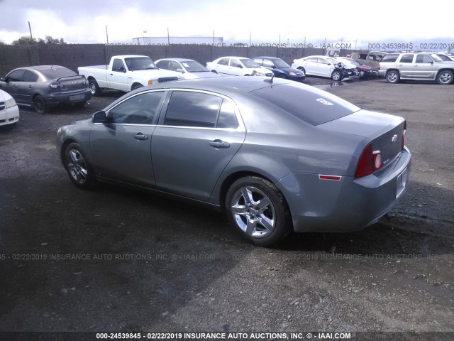 1G1ZG57B59F172583 - 2009 CHEVROLET MALIBU LS GRAY photo 3