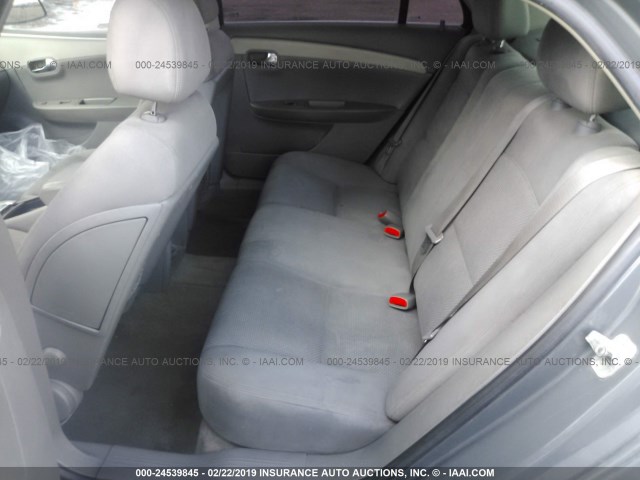 1G1ZG57B59F172583 - 2009 CHEVROLET MALIBU LS GRAY photo 8
