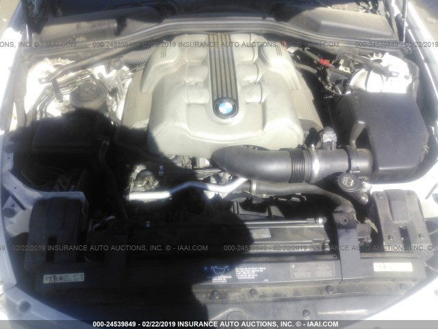 WBAEH73414B190498 - 2004 BMW 645 CI AUTOMATIC WHITE photo 10