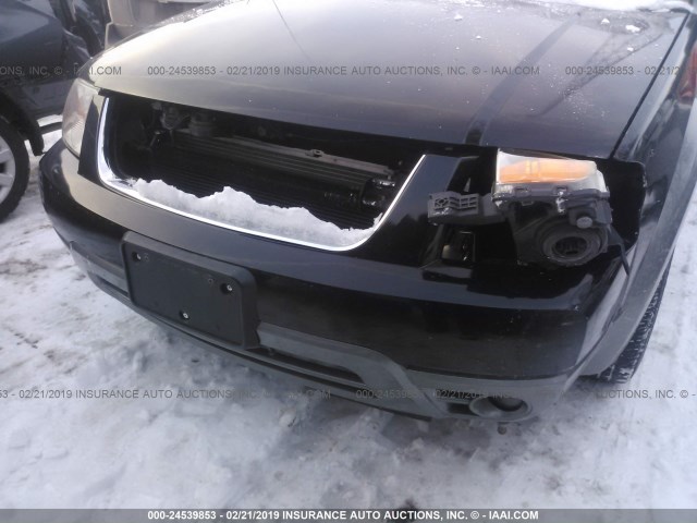 1FMZK02156GA24314 - 2006 FORD FREESTYLE SEL BLACK photo 6