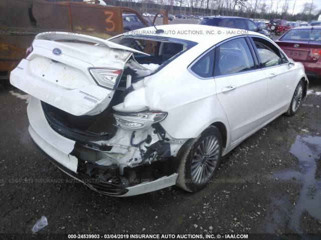 3FA6P0K97GR189456 - 2016 FORD FUSION TITANIUM WHITE photo 6