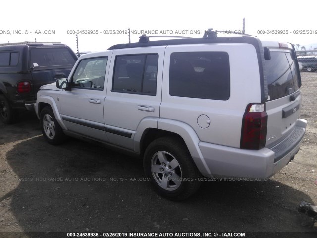 1J8HG48N38C239745 - 2008 JEEP COMMANDER SPORT SILVER photo 3