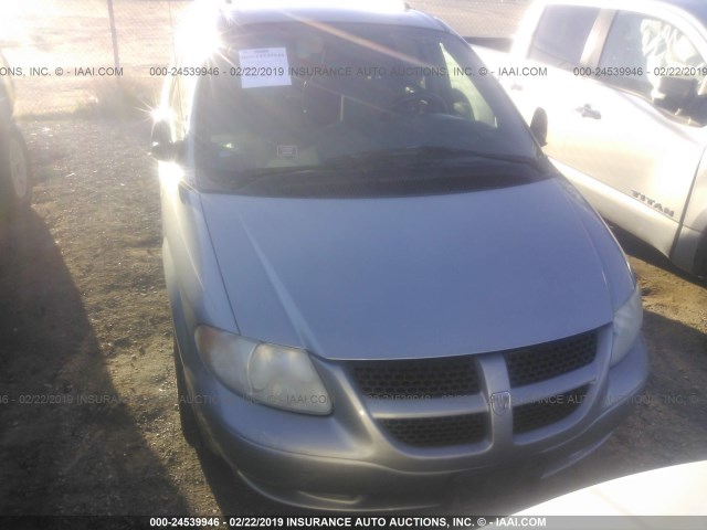 2D4GP44353R383971 - 2003 DODGE GRAND CARAVAN SPORT SILVER photo 6