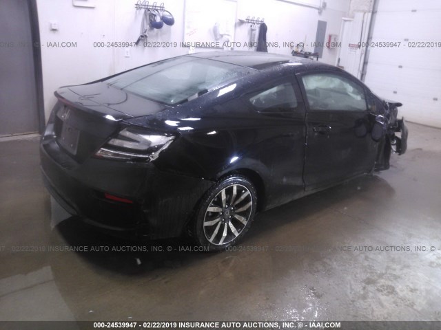 2HGFG3B0XEH507979 - 2014 HONDA CIVIC EXL BLACK photo 4