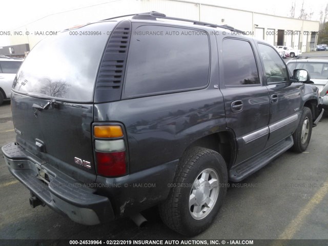 1GKEK13T45R104672 - 2005 GMC YUKON BLACK photo 4