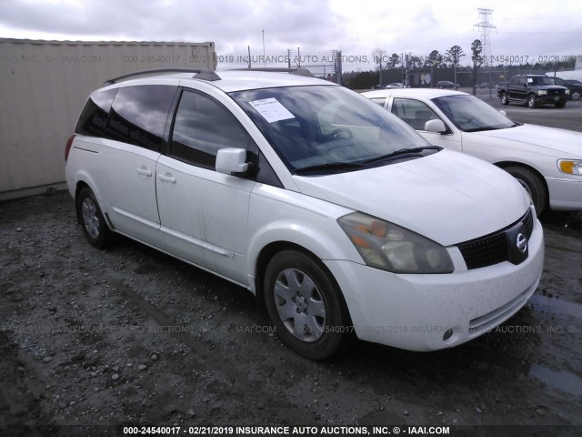 5N1BV28U46N120582 - 2006 NISSAN QUEST S/SE/SL WHITE photo 1