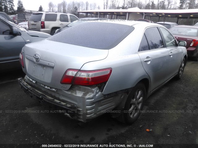 4T1BE46K77U528319 - 2007 TOYOTA CAMRY NEW GENERAT CE/LE/XLE/SE SILVER photo 4