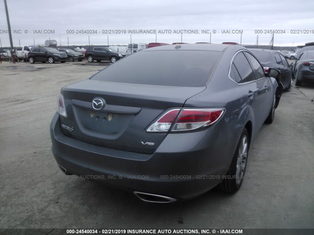 1YVHP82B595M02540 - 2009 MAZDA 6 S GRAY photo 4