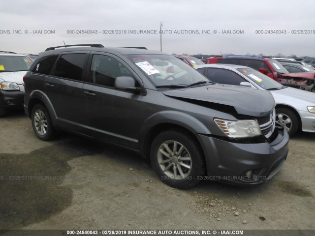 3C4PDCBB9DT538420 - 2013 DODGE JOURNEY SXT GRAY photo 1