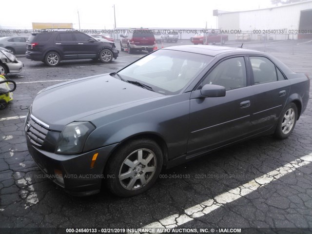 1G6DP577870195677 - 2007 CADILLAC CTS HI FEATURE V6 GRAY photo 2