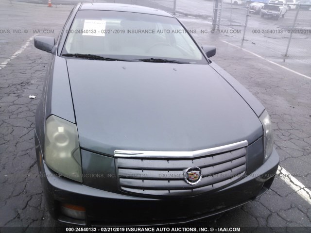 1G6DP577870195677 - 2007 CADILLAC CTS HI FEATURE V6 GRAY photo 6