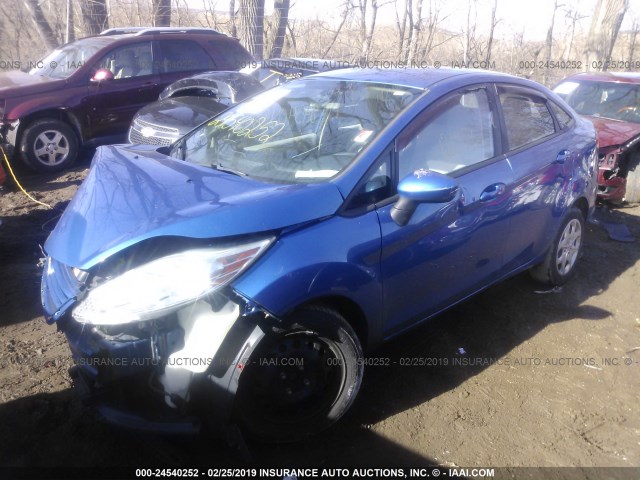 3FADP4AJXBM153812 - 2011 FORD FIESTA S BLUE photo 2