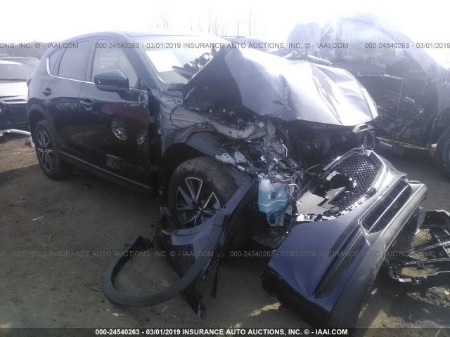 JM3KFBCM8J0459030 - 2018 MAZDA CX-5 TOURING Bleu foncé photo 1