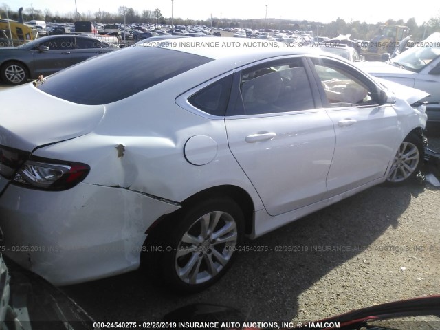 1C3CCCABXFN538114 - 2015 CHRYSLER 200 LIMITED GRAY photo 4