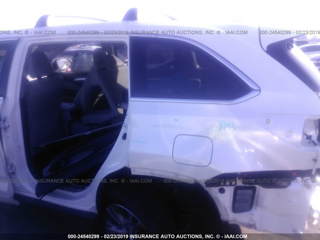 5TDZKRFH5GS180439 - 2016 TOYOTA HIGHLANDER LE/LE PLUS WHITE photo 6