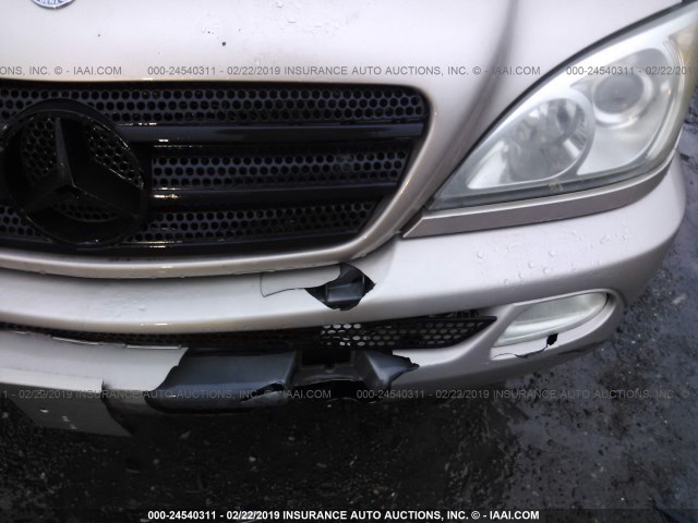 4JGAB54E22A345492 - 2002 MERCEDES-BENZ ML 320 Champagne photo 6