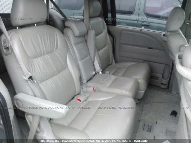 5FNRL38607B005736 - 2007 HONDA ODYSSEY EXL BLUE photo 8