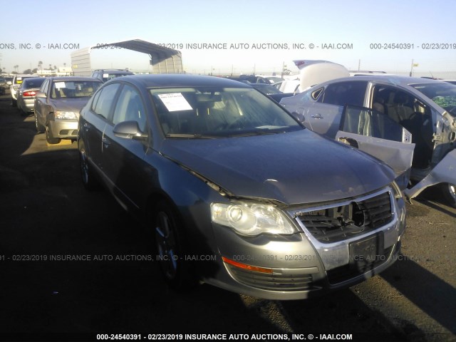 WVWAK73C06P052421 - 2006 VOLKSWAGEN PASSAT 2.0T/2.0T VALUE GRAY photo 1