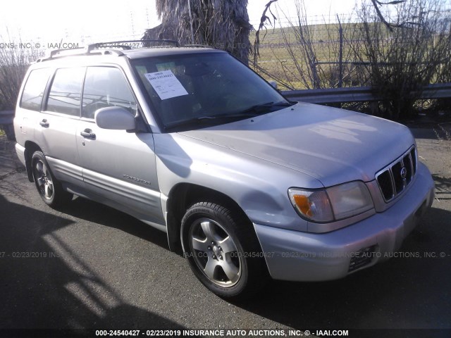 JF1SF65631H742246 - 2001 SUBARU FORESTER S Gümüş foto 1