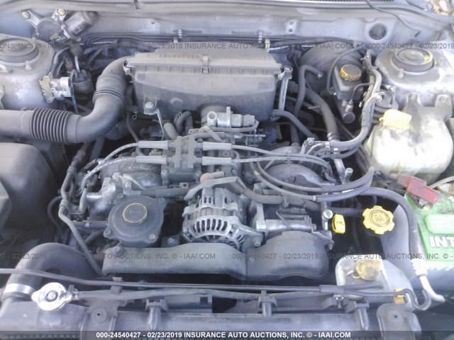 JF1SF65631H742246 - 2001 SUBARU FORESTER S Gümüş foto 10