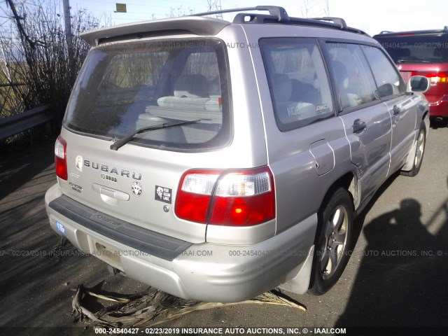 JF1SF65631H742246 - 2001 SUBARU FORESTER S Gümüş foto 4