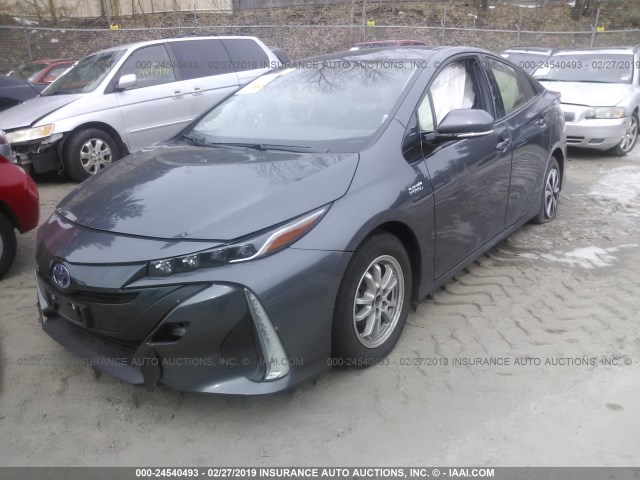 JTDKARFP5H3020107 - 2017 TOYOTA PRIUS PRIME  灰色 照片 2