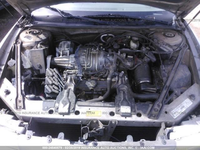 2G4WF5214W1519914 - 1998 BUICK REGAL GS SILVER photo 10