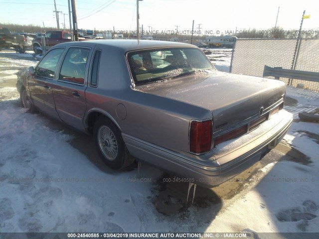 1LNLM81W9SY666437 - 1995 LINCOLN TOWN CAR EXECUTIVE GRAY photo 3