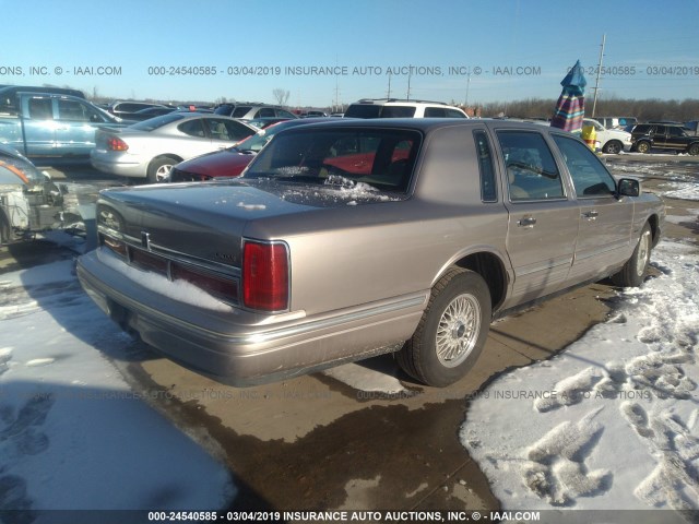 1LNLM81W9SY666437 - 1995 LINCOLN TOWN CAR EXECUTIVE GRAY photo 4